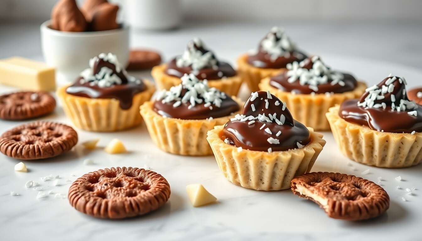 Recette facile de mini-tartes façon Bounty