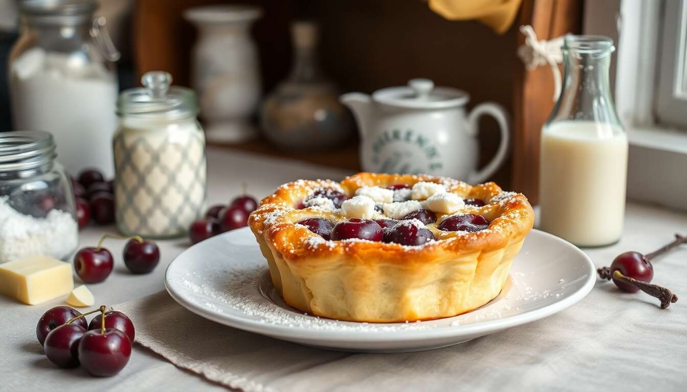 Recette authentique de clafoutis aux cerises