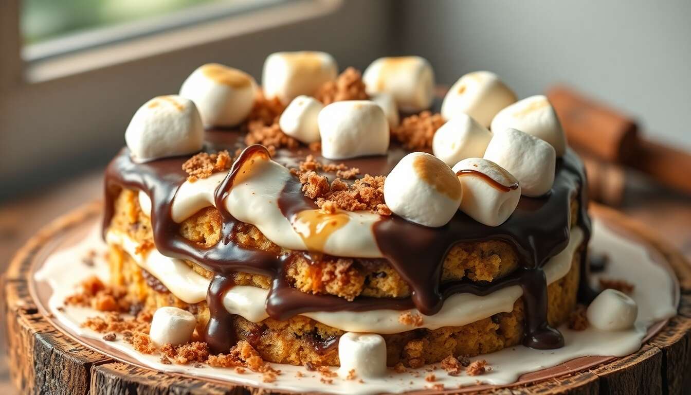 Recette : gâteau "feu de camp" original et savoureux