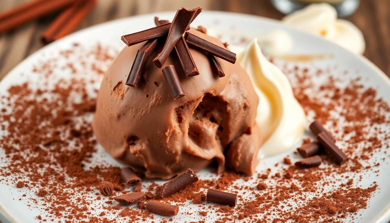 Recette de glace au chocolat maison