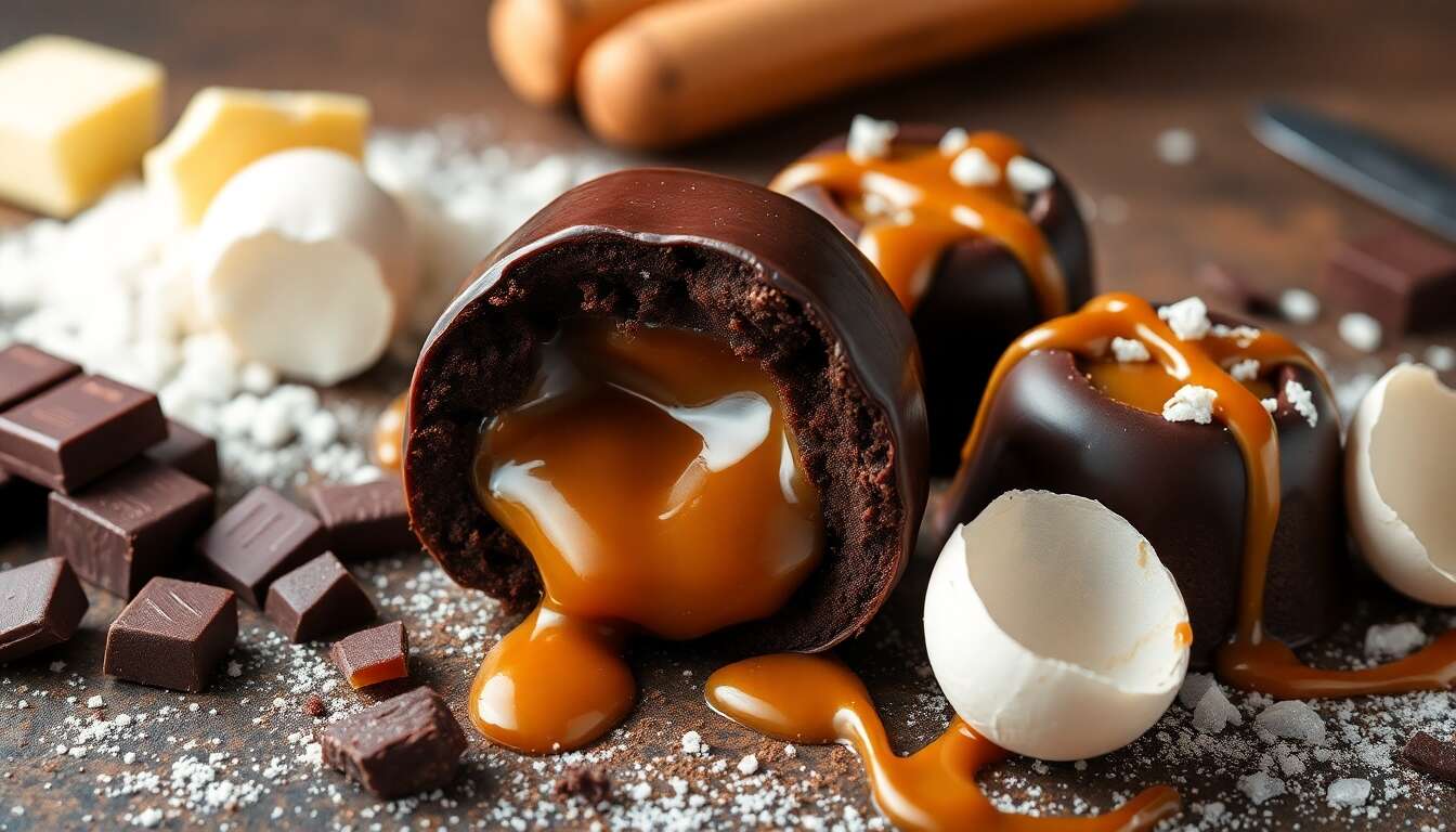 Fondants chocolat-caramel : la recette gourmande