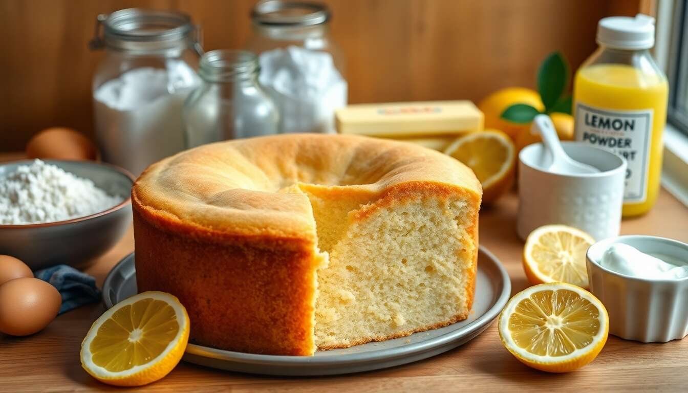 Recette de cake au citron moelleux à l'Airfryer