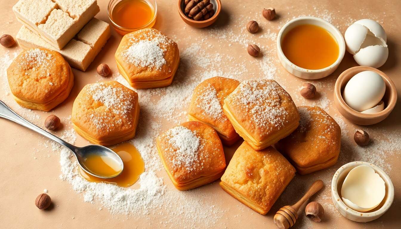 Financiers au miel et aux noisettes : recette gourmande