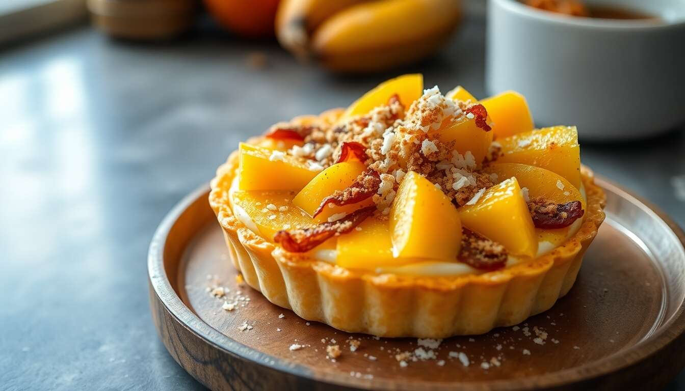 Recette facile : tarte exotique savoureuse