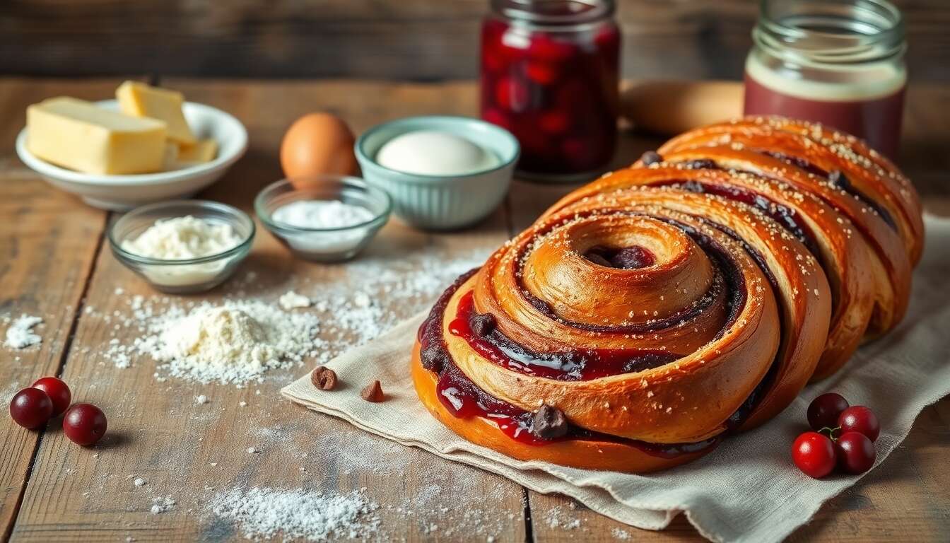 Recette de Babka aux Fruits Rouges : délice Gourmand
