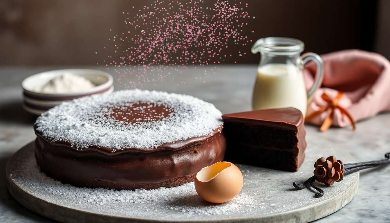 Recette du gâteau au chocolat galaxie : étape par étape