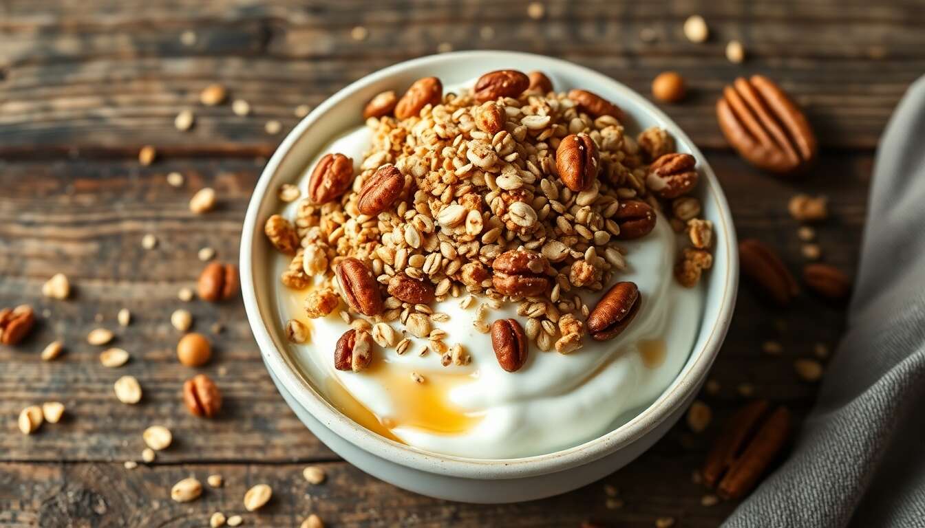 Granola au sésame : transformez votre yaourt en dessert alléchant sans gluten
