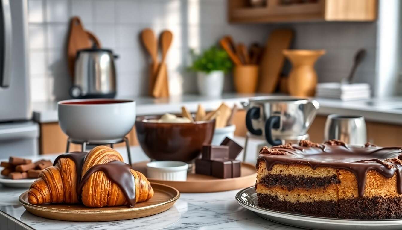 Les desserts classiques revisit&eacute;s au chocolat au lait