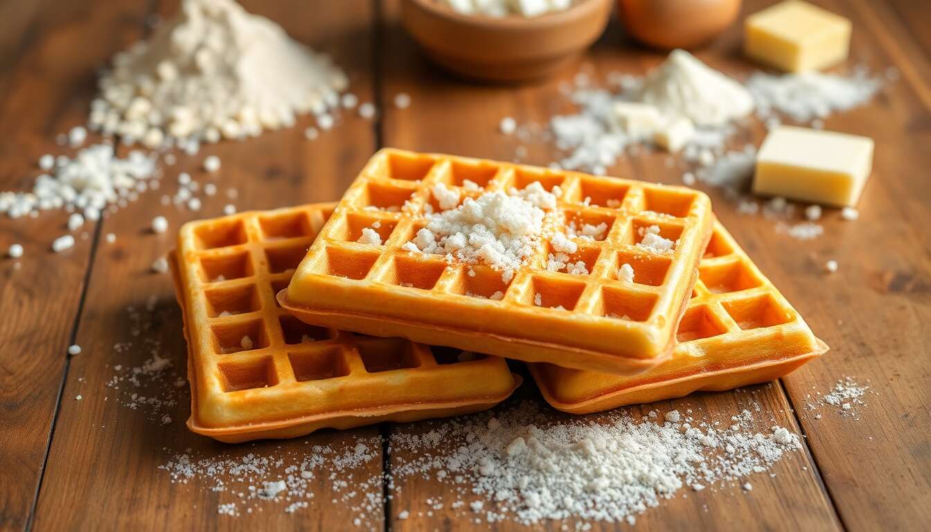 Recette de la gaufre liégeoise maison