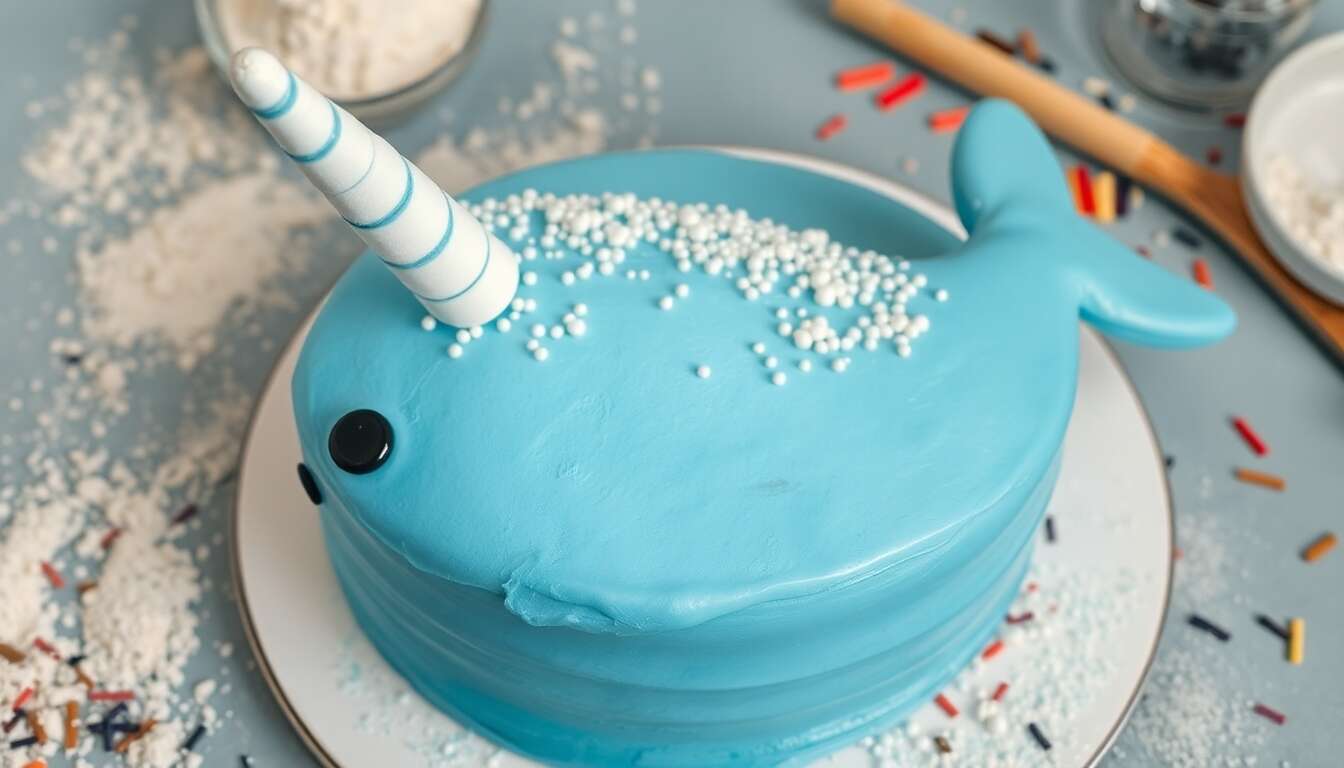 Recette du gâteau narval : une alternative à la licorne