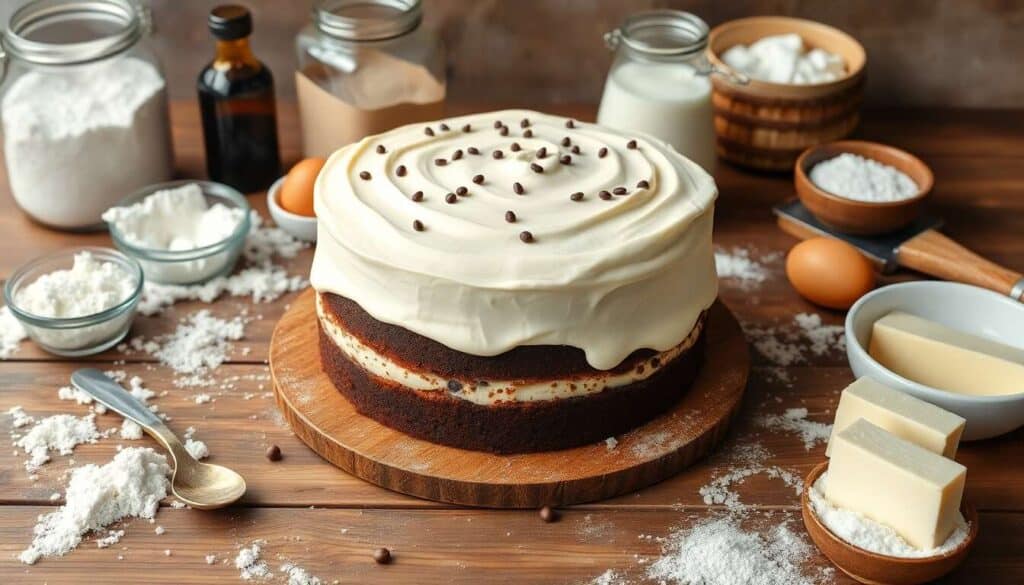 Recette de cake vanille et chocolat avec cream cheese