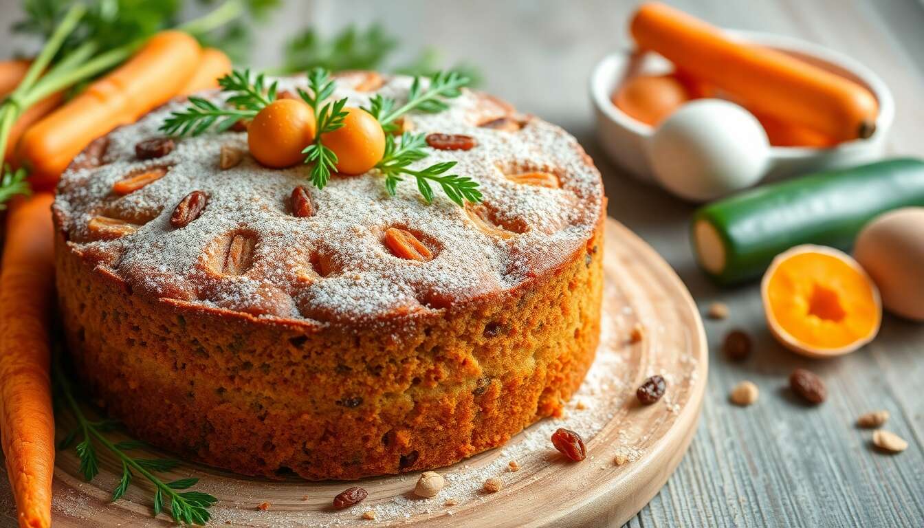 Recette de gâteau aux légumes délicieux