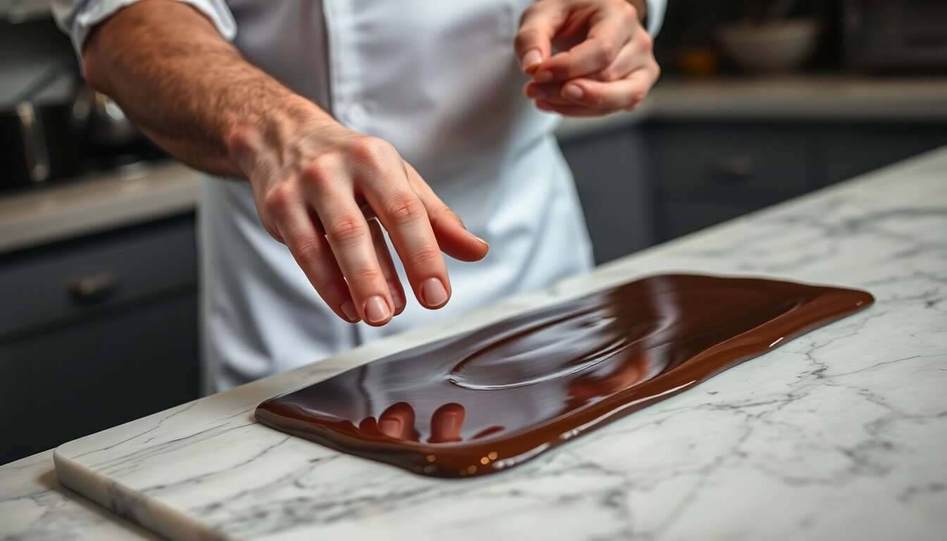Techniques pour temp&eacute;rer le chocolat noir