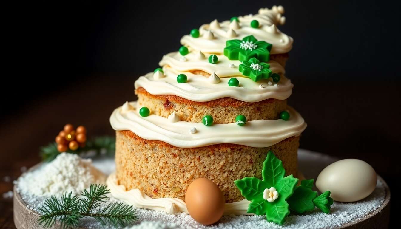 Recette Number Cake Sapin de Noël : un dessert festif