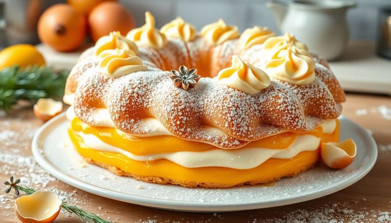 Bûche mangue-vanille pour le Nouvel An : une recette festive