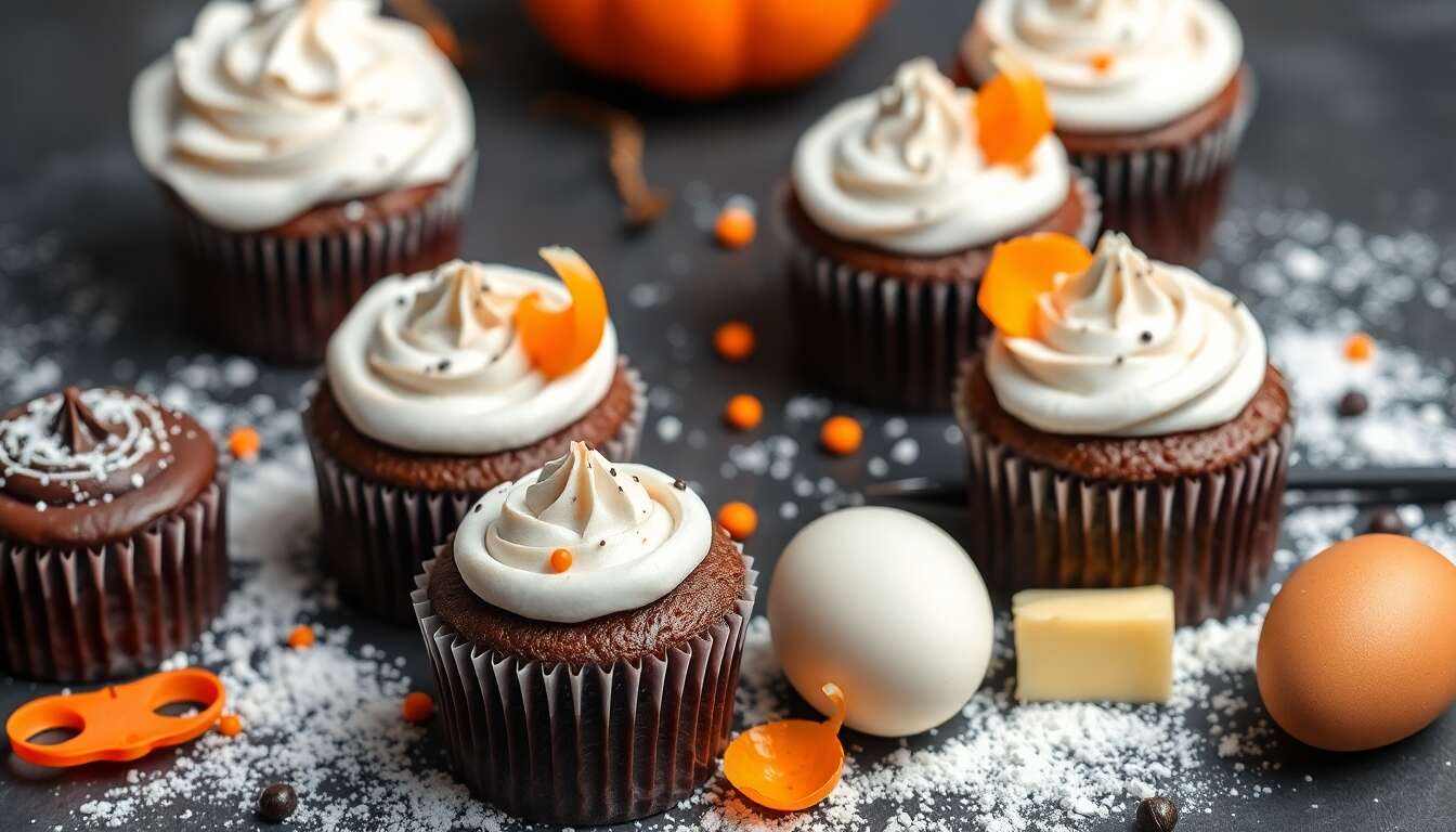 Recette Cupcakes Halloween Vanille Chocolat