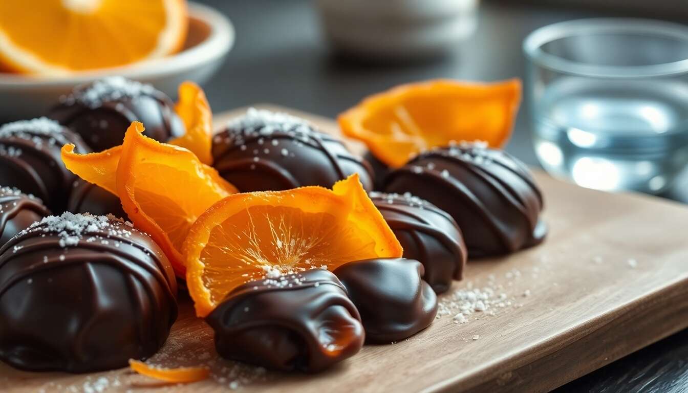 Recette facile d'orangettes au chocolat maison