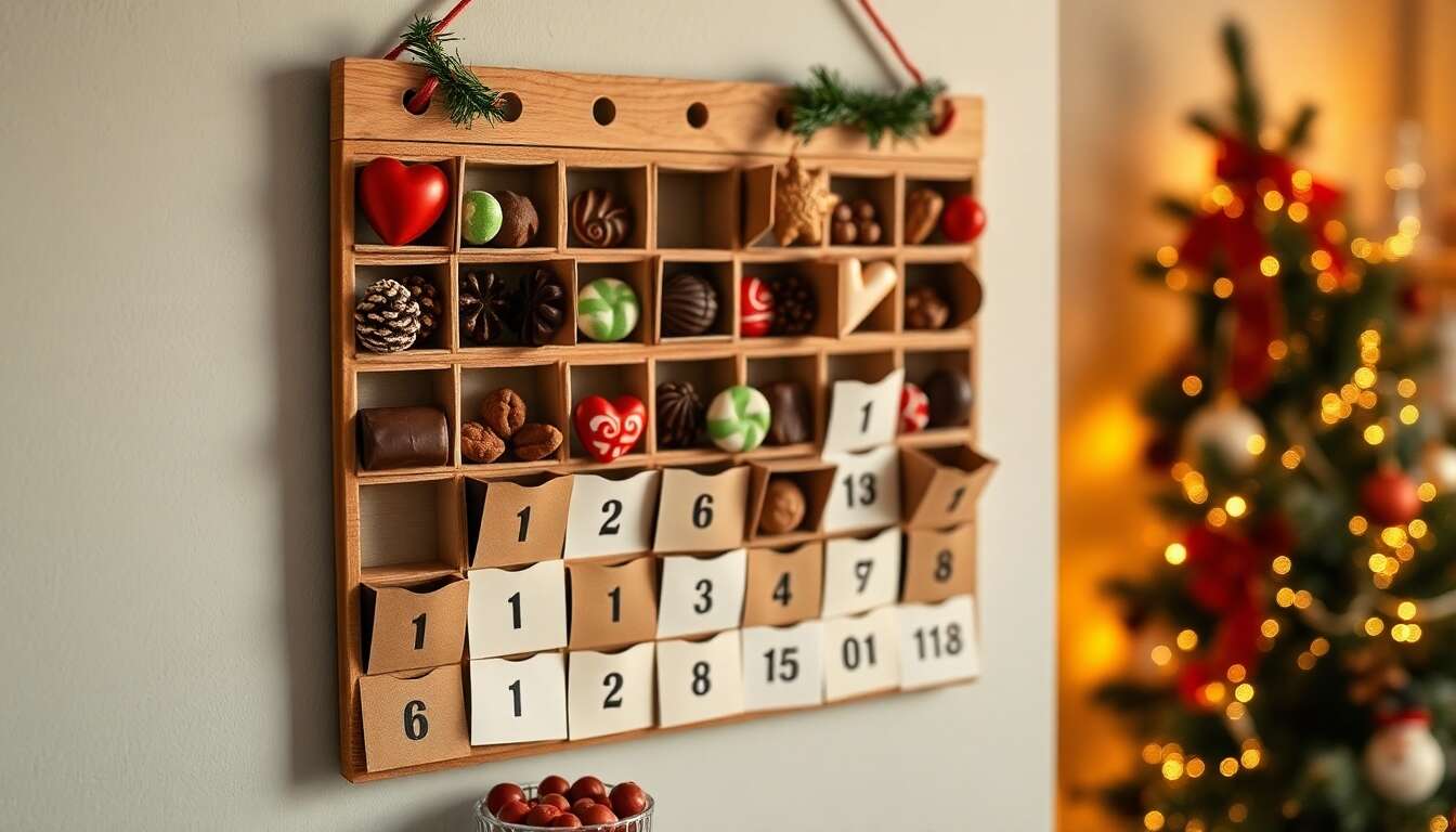 Un calendrier de l'avent diy gourmand Un calendrier de l'avent diy gourmand
