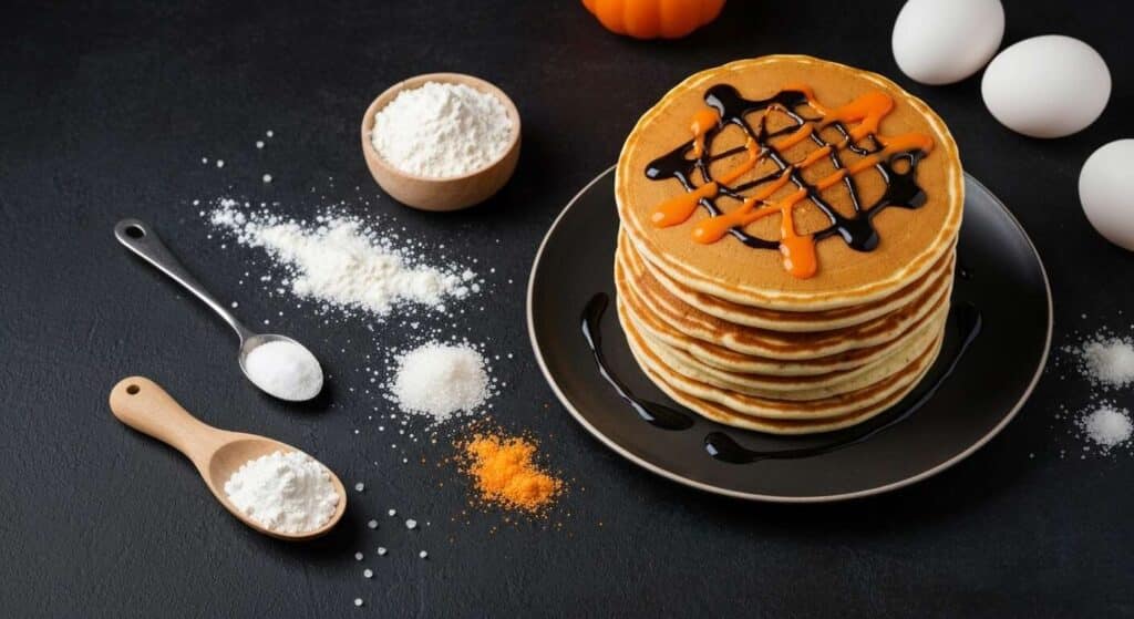 Recette de pancakes d'Halloween effrayants et savoureux