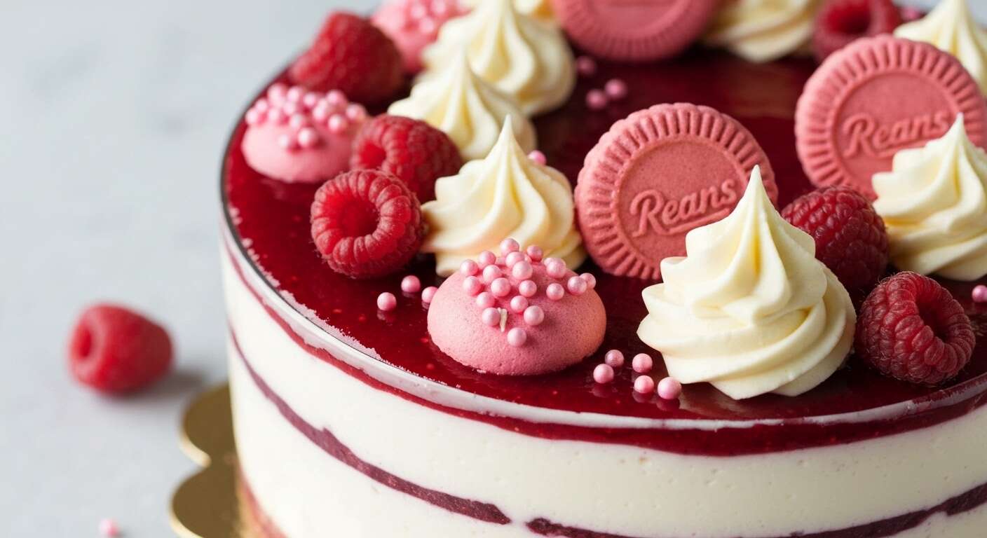Entremets dragée framboise : recette spéciale Octobre rose
