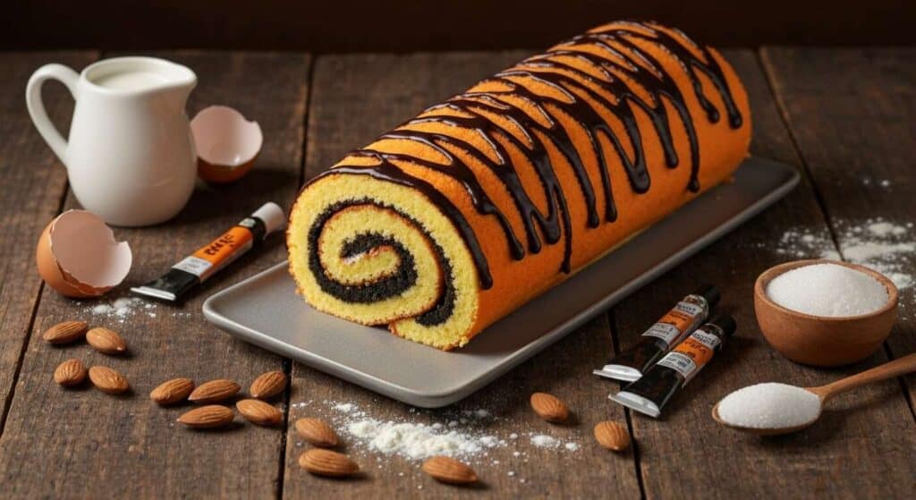 Gâteau roulé d'Halloween : recette facile et rapide