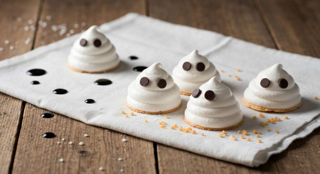 Meringues Fantômes : recette Effrayante pour Halloween