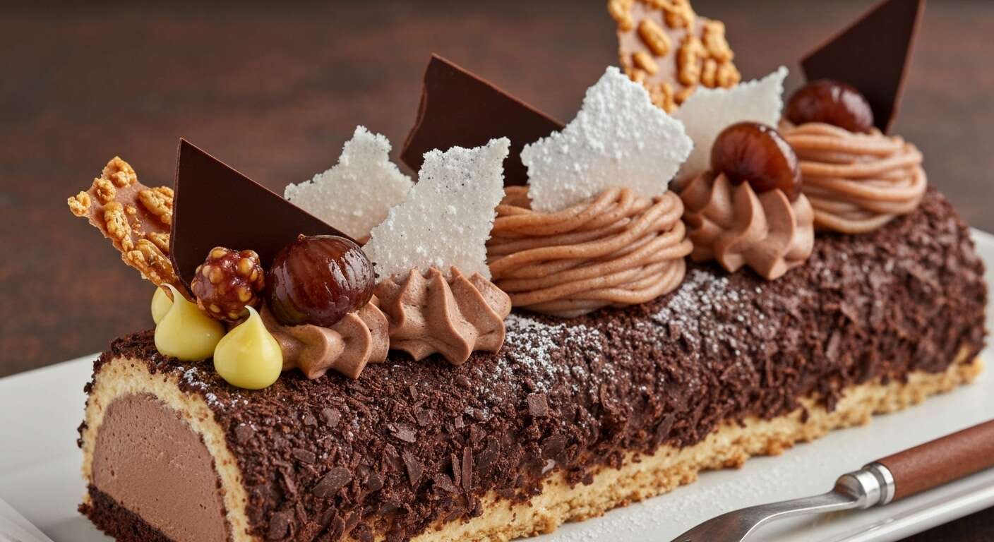 Recette de la Bûche Écorce par Claire Damon : délice festif