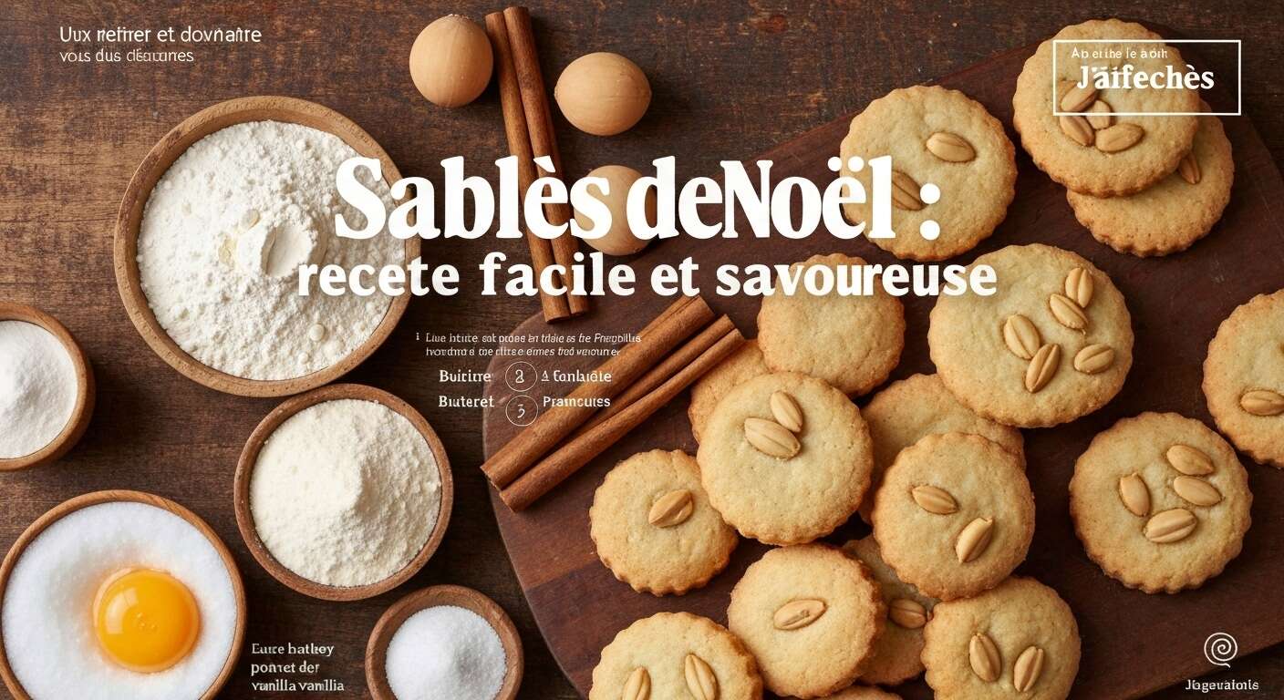 Sablés de Noël : recette facile et savoureuse