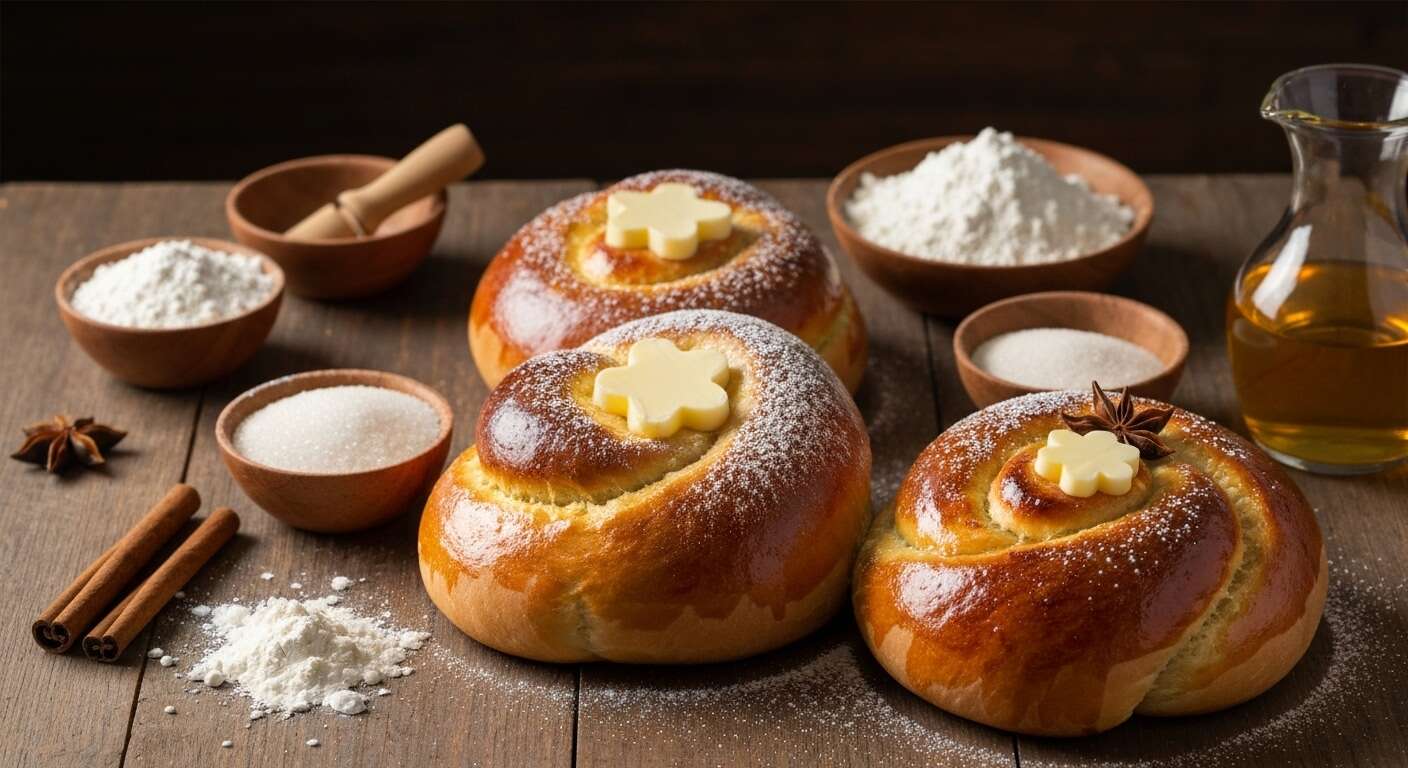 Délicieuses brioches de Noël aux bouclettes : recette facile