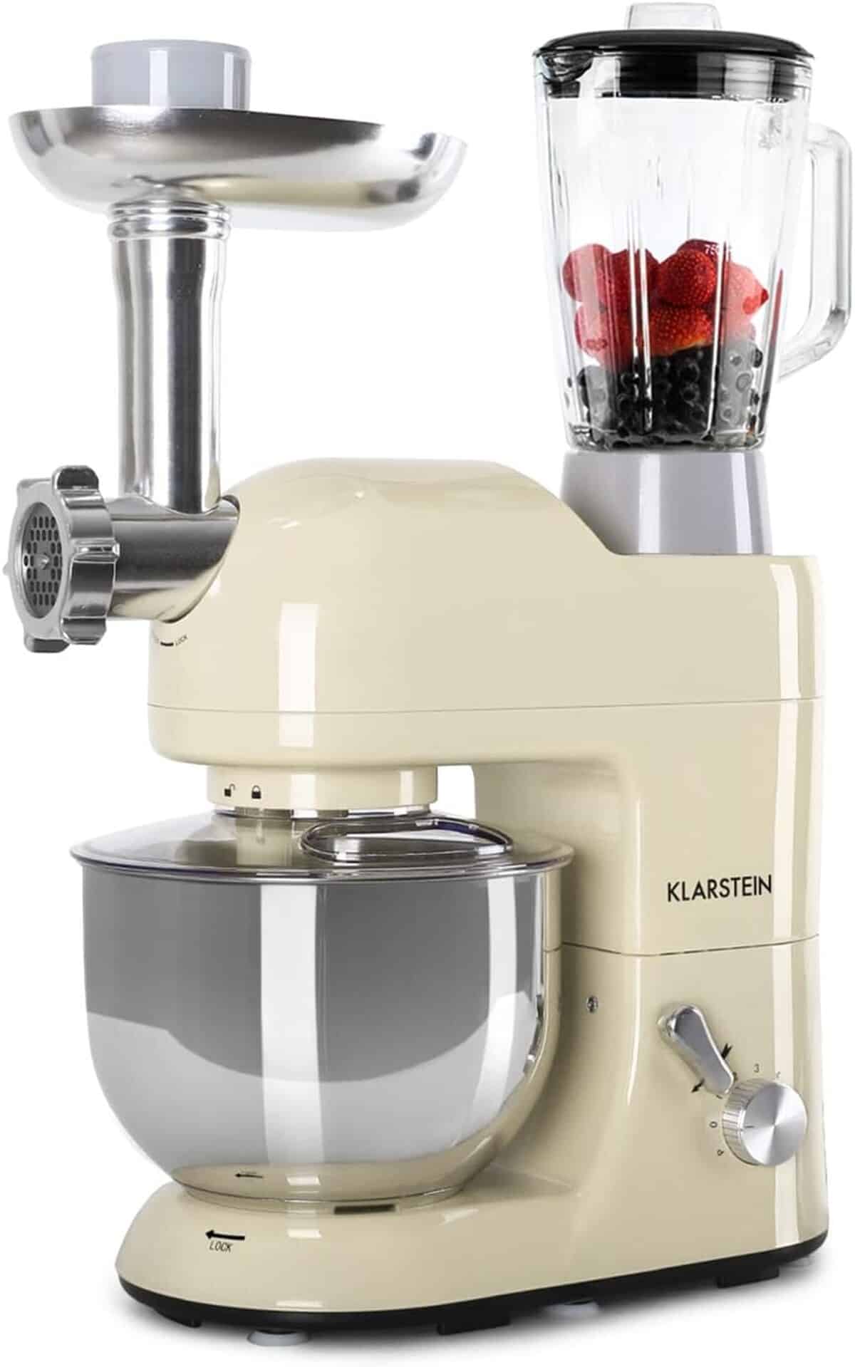 Test du robot pâtissier Klarstein 1800W : multifonction et performant