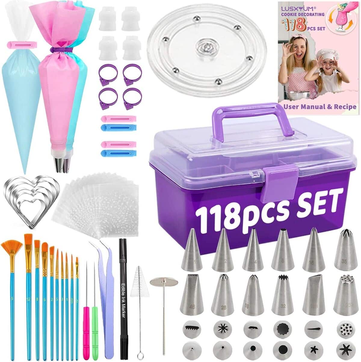 Test : kit de décoration cookies Royal 118 pièces