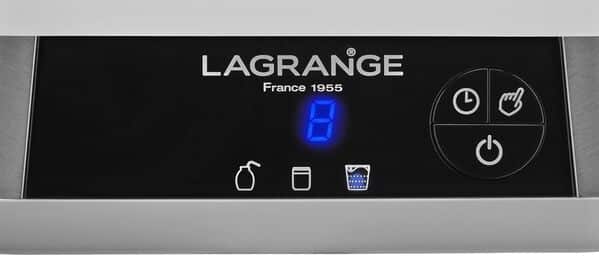 LAGRANGE, Yaourtière-Fromagère ligne, 1,5 L, fabrication française, 9 pots en verre, 4 pots à faisselle, programmable, arrêt automatique, signal sonore, 18 W, 459602