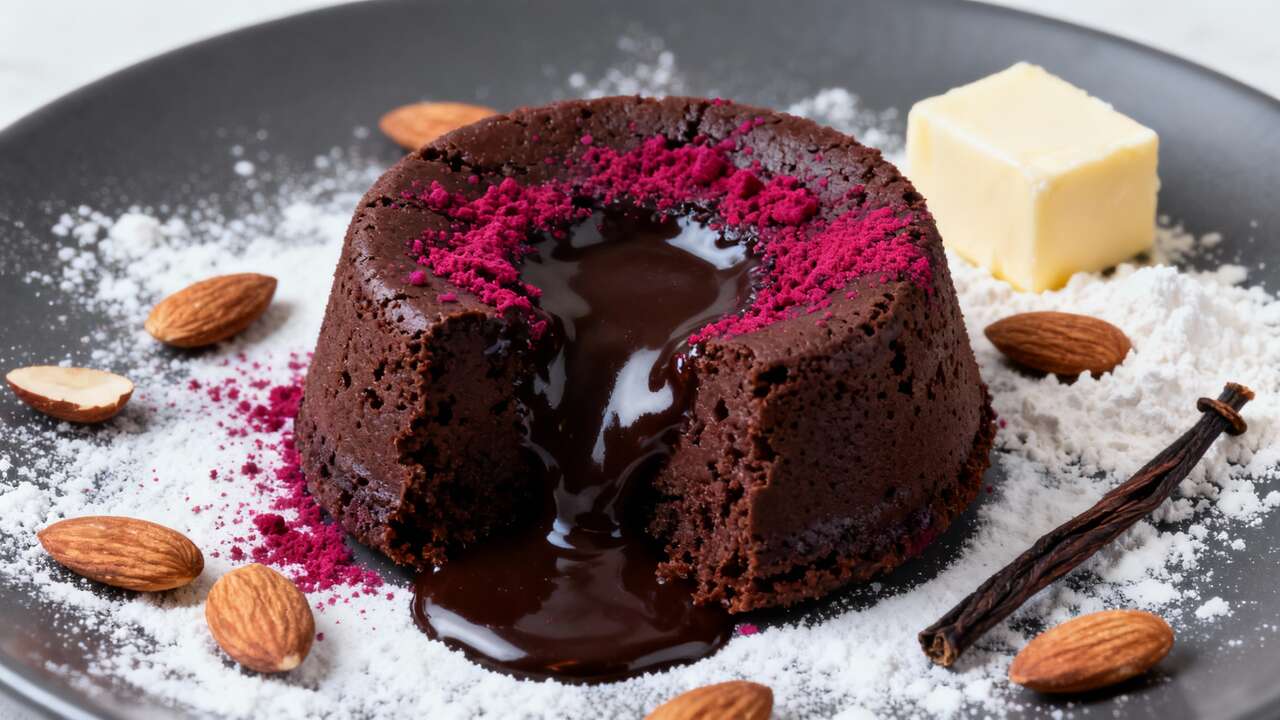 Fondant au chocolat et betterave : un délice surprenant