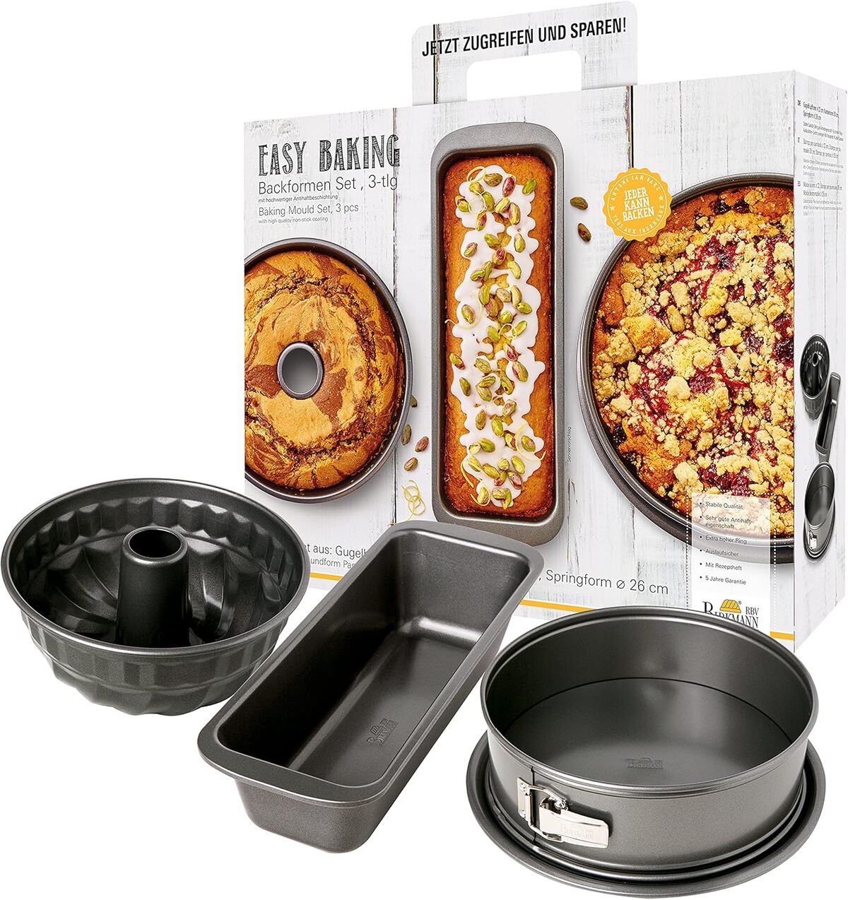 Test des moules à pâtisserie Birkmann Easy Baking