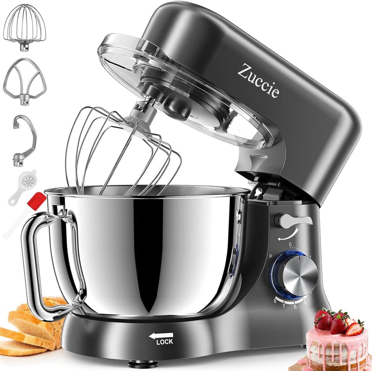 Test du robot pâtissier Zuccie 1000W : puissance et polyvalence