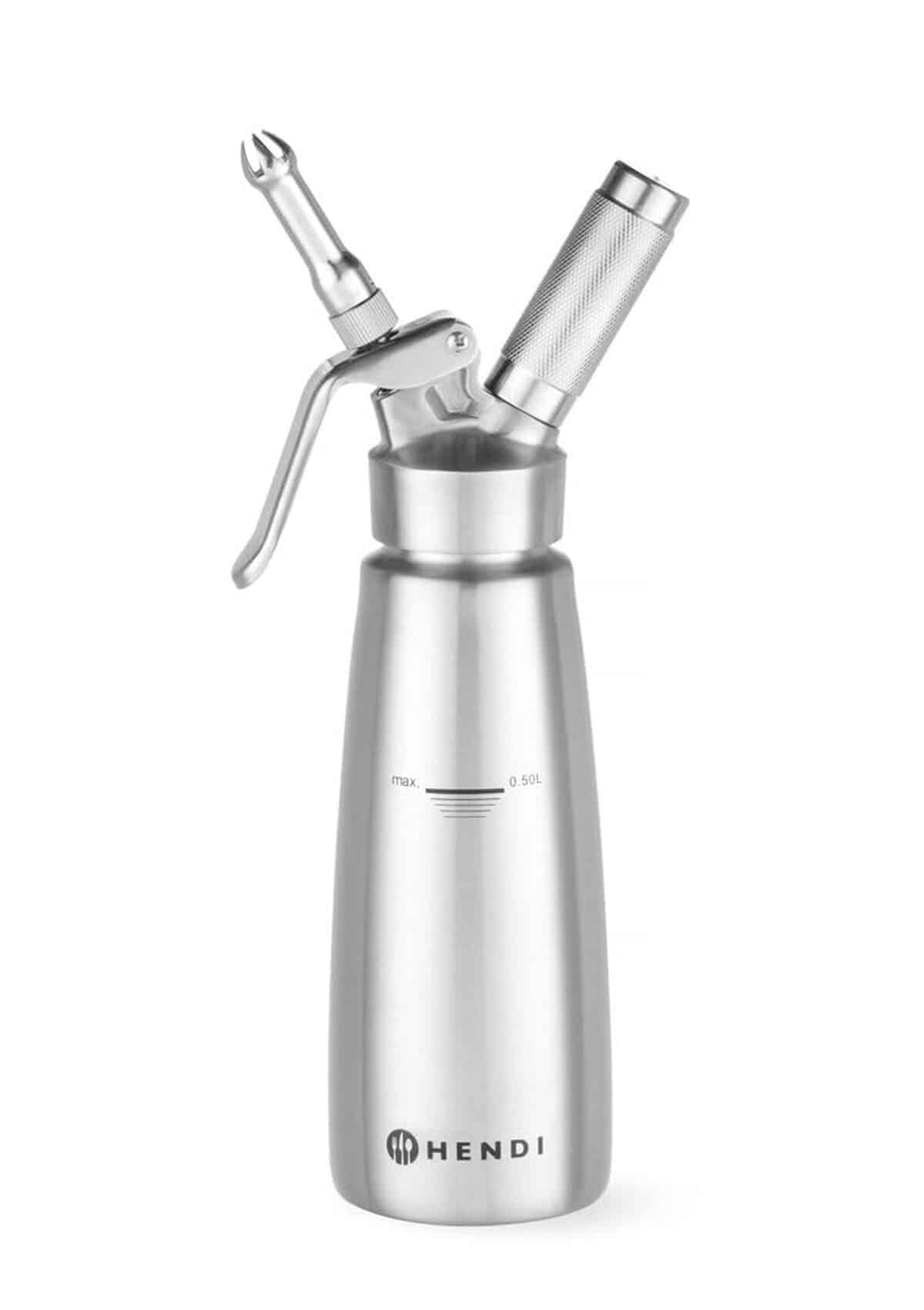 Test du siphon à chantilly Hendi : efficacité et design en acier inoxydable