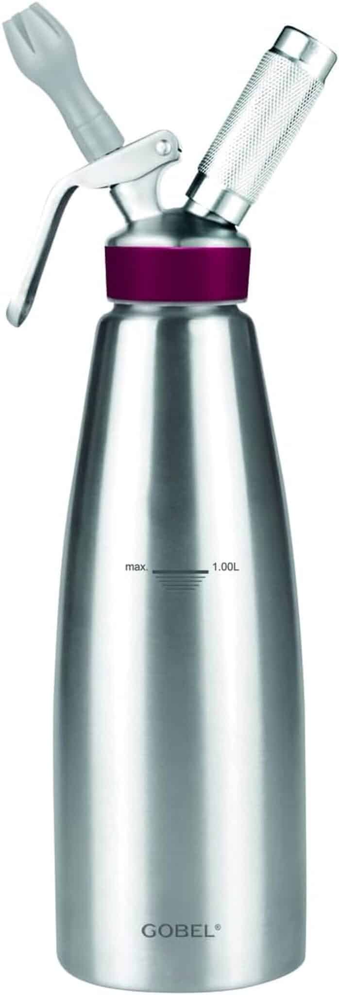 Test du siphon de cuisine professionnel Gobel inox 1L