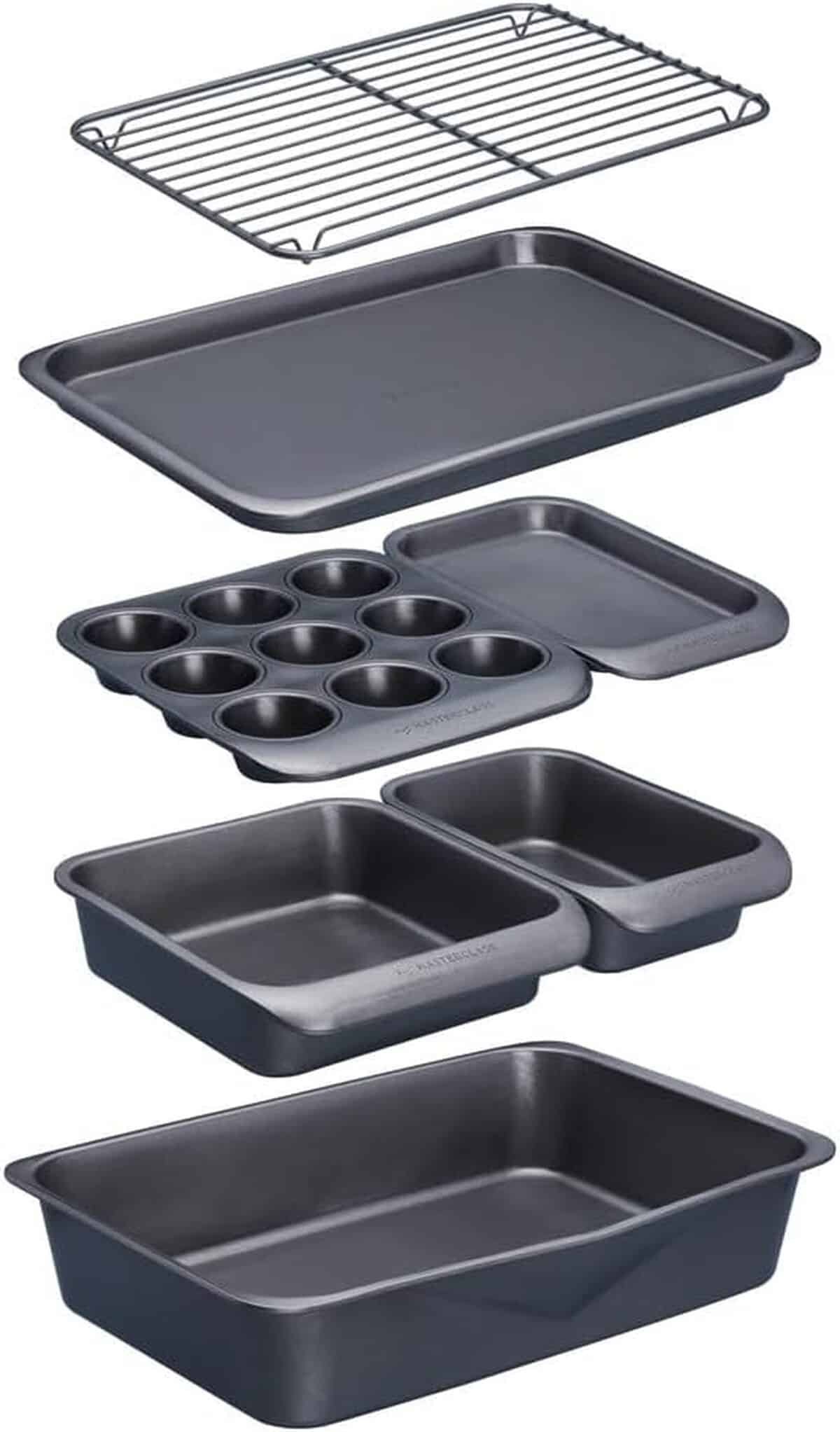 Test : masterclass smart space stacking - 7 pièces pour pâtisserie antiadhésives