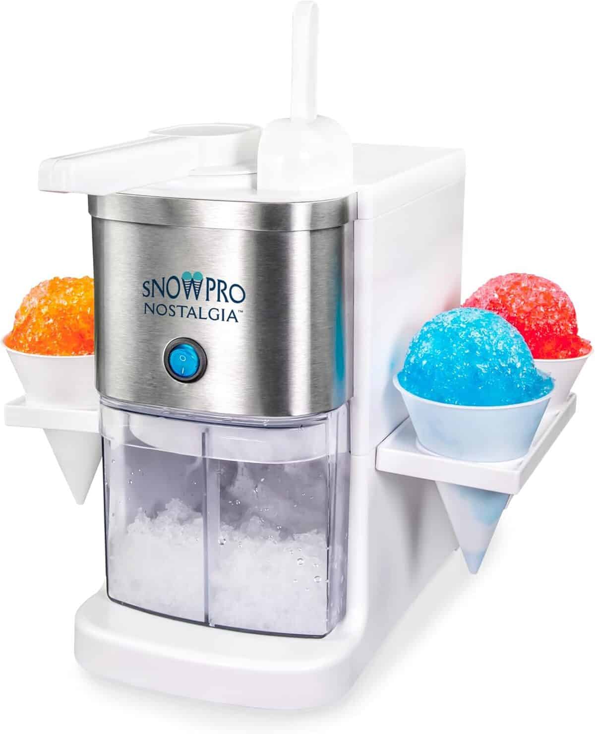 Test Nostalgia SnowPro : machine à glace et neige pratique