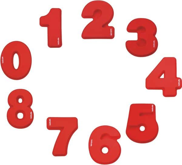 13 Pouces (33cm) XL Nombre de Silicone Moule à gâteau Anniversaire de Mariage 0 1 2 3 4 5 6 7 8 9 Anniversaire - Définir