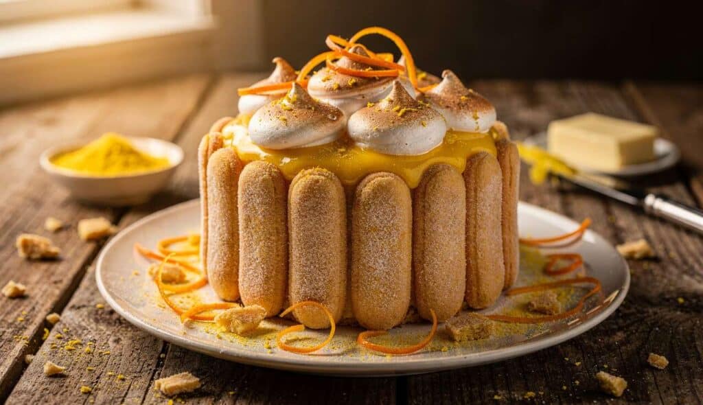 Charlotte Citron Meringuée : recette Gourmande et Facile