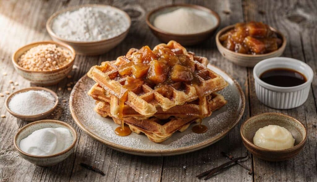 Gaufres vegan à la compote : une recette savoureuse et facile