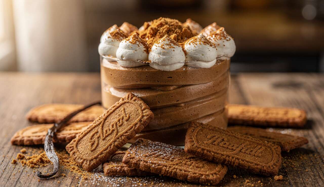 Mousse aux spéculoos : recette gourmande