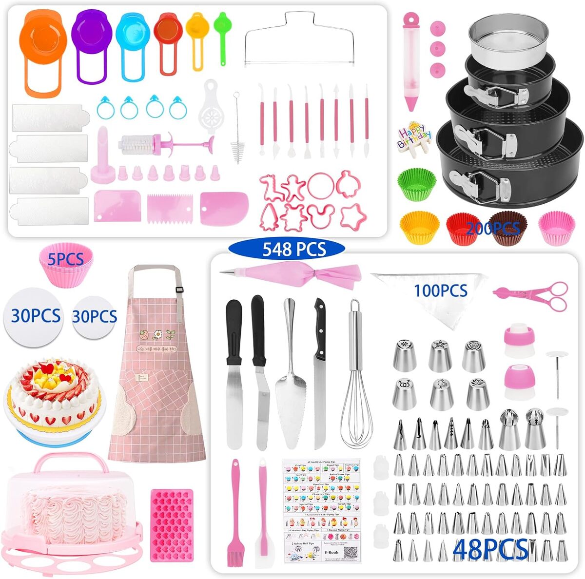 Avis : kit de décoration de gâteaux 548 pièces