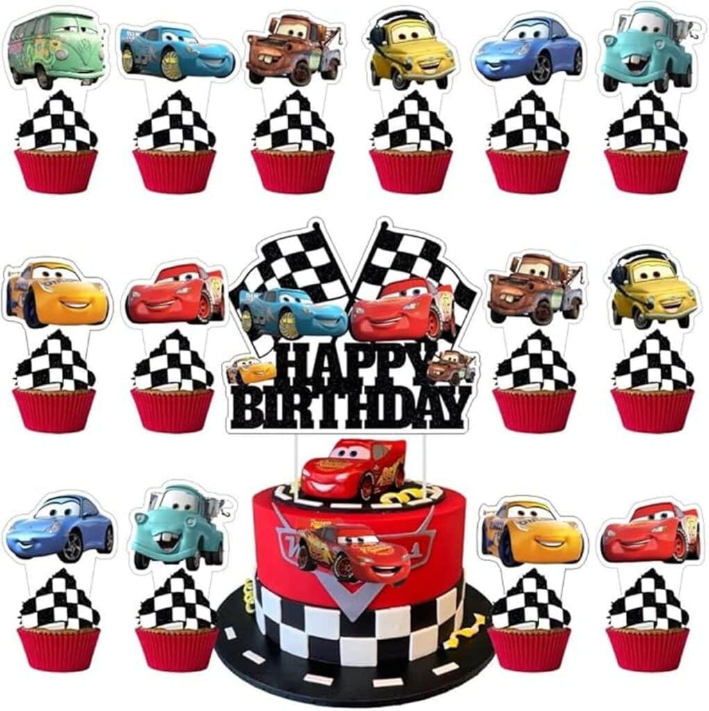 Avis sur les décorations de gâteau voitures : fête réussie !
