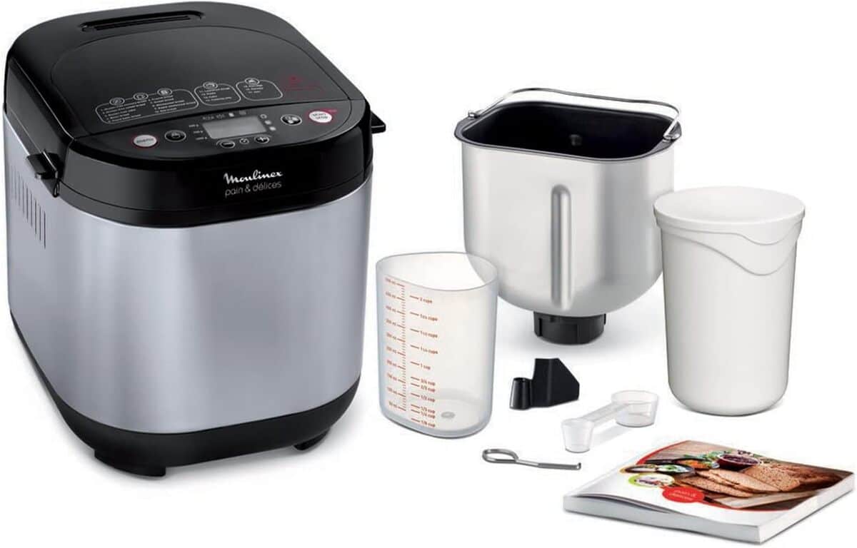Test de la Moulinex Pain et Delices : machine à pain multifonction 720W