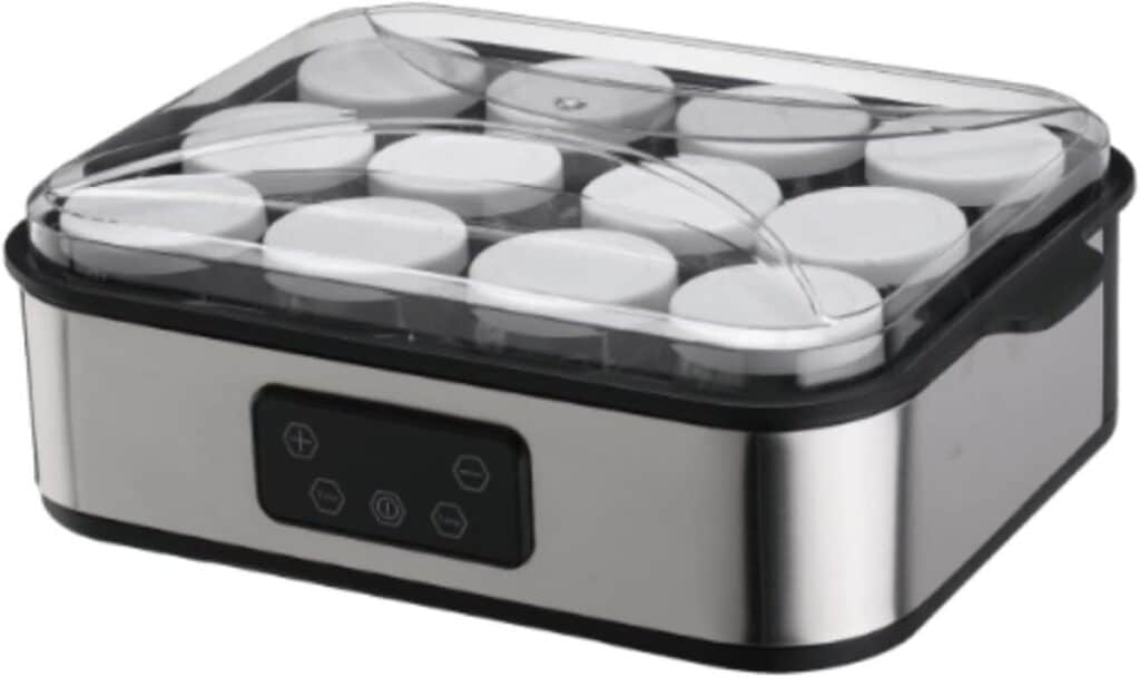 Test de la yaourtière électrique F Fityle : 12 pots en verre