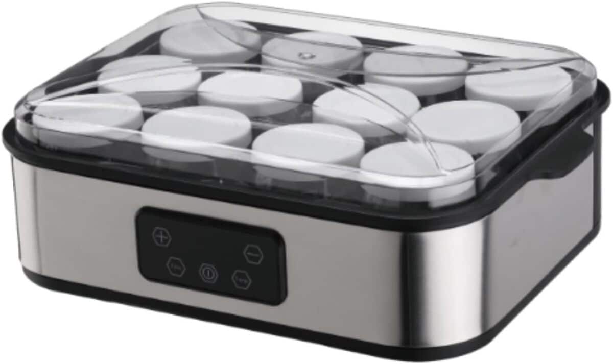 Test de la yaourtière électrique F Fityle : 12 pots en verre