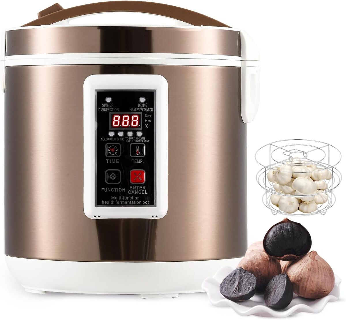 Test du fermenteur d'ail Moongiantgo 7.5L avec contrôle automatique