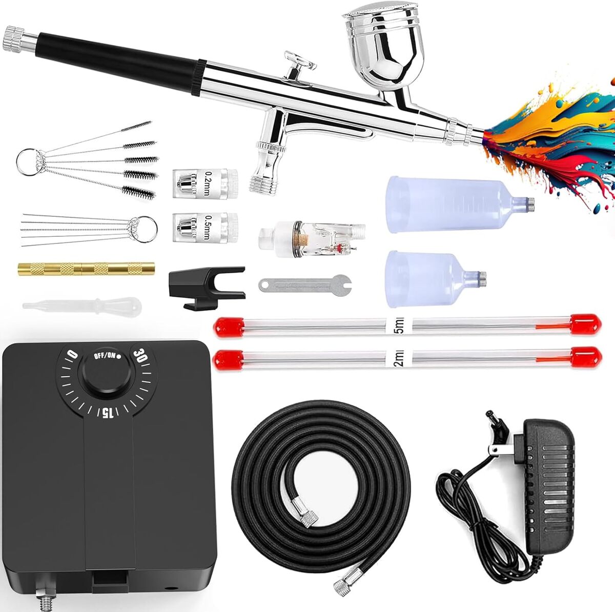 Test du kit aérographe 36 PSI avec compresseur